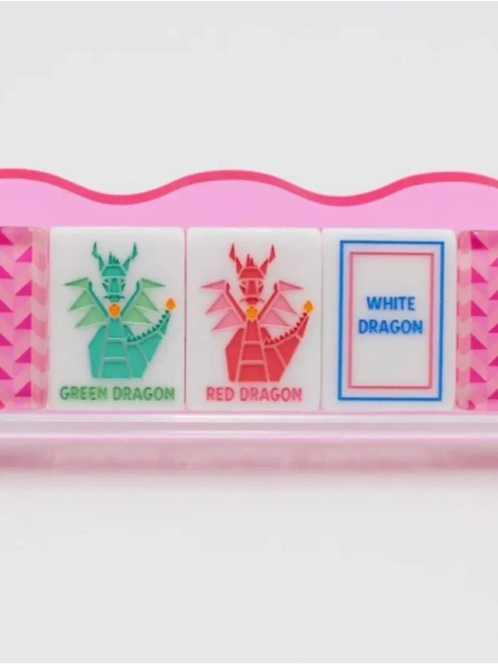 NWT! My Fair Mahjong Tile Set - Prism Series Pink